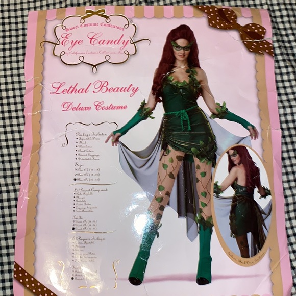 A BEAUTIFUL Poison Ivy costume, great for themed parties, Halloween & etc 💚🥳 - Picture 2 of 10